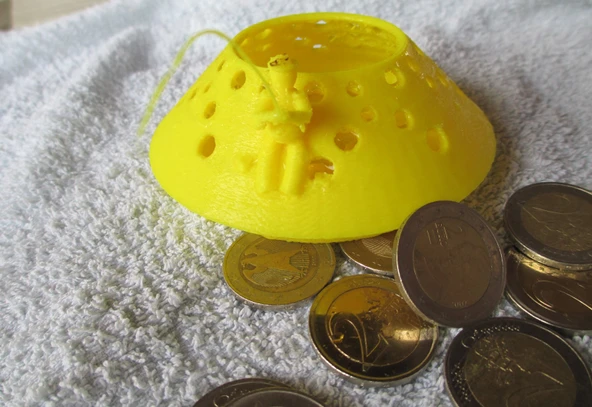 Byr3D Balıkçı Adam Çay Mumluğu #Makeitfloat T916389 Sadece Plastik Aparattır - 3