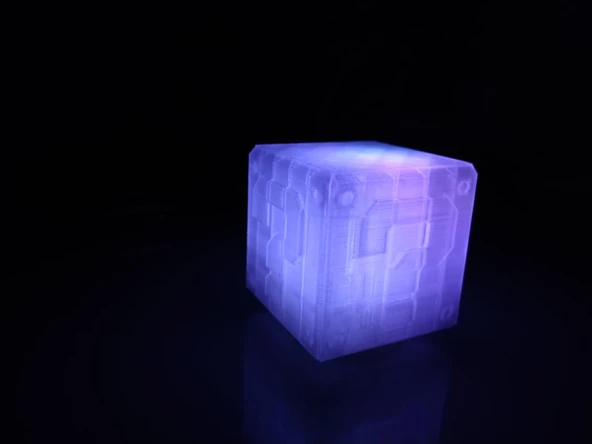 Byr3D Led Dekoratif Mumlu Mario Soru Bloğu Kesilmiş T1738792 Sadece Plastik Aparattır - 2