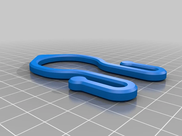 Byr3D Çift Duş Kaplaması/Perde Kancası T5216345 Sadece Plastik Aparattır