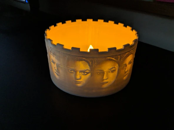 Byr3D Game Of Thrones - Lamba Litofan T3565663 Sadece Plastik Aparattır - 2