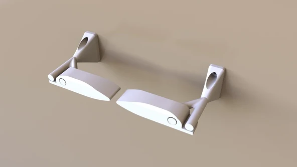 Byr3D Mekanik Tuvalet Kağıdı Tutucusu T2501440 Sadece Plastik Aparattır - 2