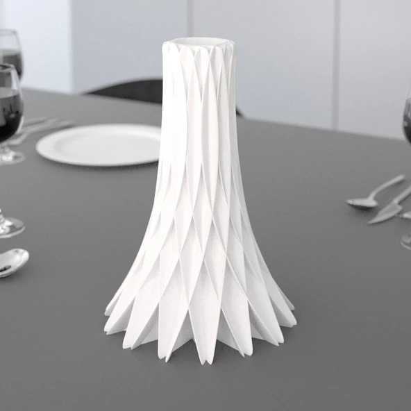 Byr3D Vazo Veya Mum Standı T4719466 Sadece Plastik Aparattır - 2