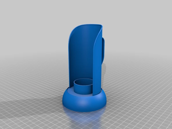 Byr3D Antik Çay Işık Mumluk T3939476 Sadece Plastik Aparattır - 3