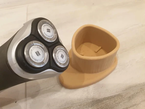 Byr3D Elektrikli Tıraş Makinesi Standı T4298641 Sadece Plastik Aparattır