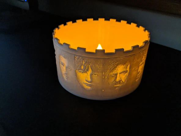 Byr3D Game Of Thrones - Lamba Litofan T3565663 Sadece Plastik Aparattır - 3
