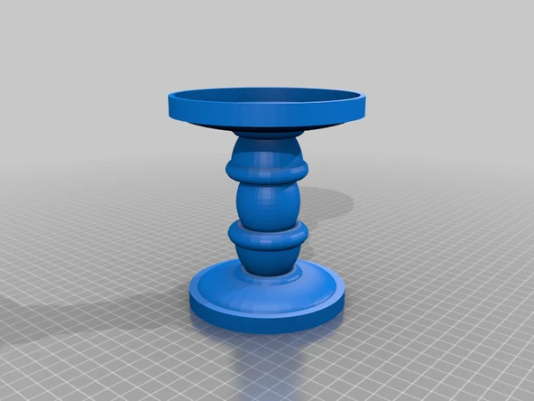 Byr3D Banyo Ve Vücut İşleri - Mumluk (10Cm Ø) T3446379 Sadece Plastik Aparattır - 3