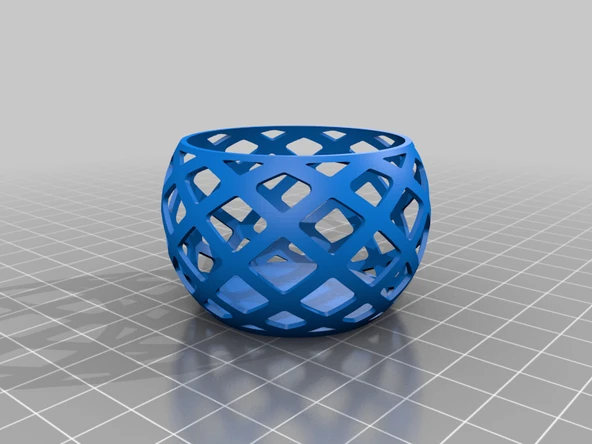 Byr3D Mum Veya Saksı Fileli Kase T3950928 Sadece Plastik Aparattır