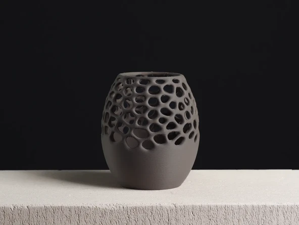 Byr3D Voronoi Kalemlik Bardak, Ofis Masası Düzenleyici P556552 Sadece Plastik Aparattır - 3