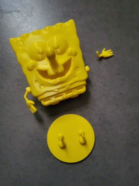 Byr3D Sünger Bob Kare Pantolon P497663 Sadece Plastik Aparattır
