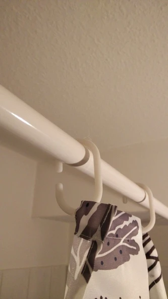 Byr3D Duş Perdesi Kancası T110252 Sadece Plastik Aparattır - 5