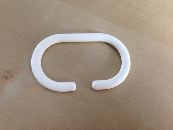 Byr3D Duş Perdesi Kancası T110252 Sadece Plastik Aparattır - 4