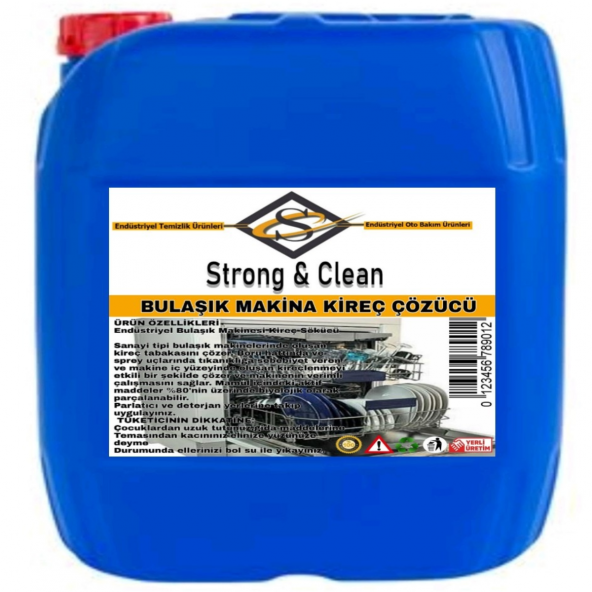 Bulaşık Makine Kireç Çözücü 20KG