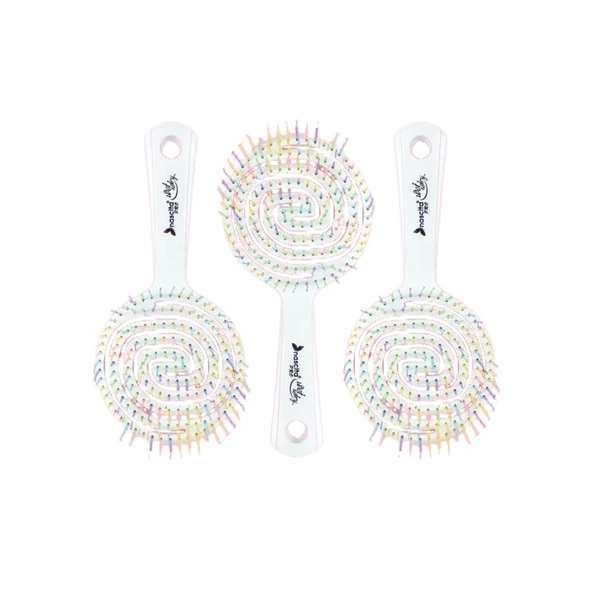 Nascita Üç Boyutlu Saç Fırçası Beyaz x 3 ürün görseli
