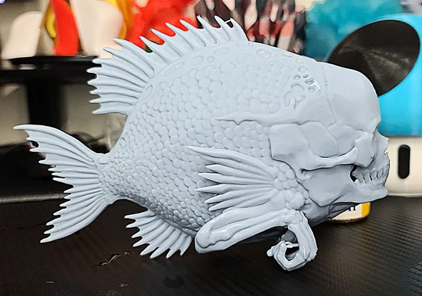 Byr3D Kafatası Balığı P570216 Sadece Plastik Aparattır - 3
