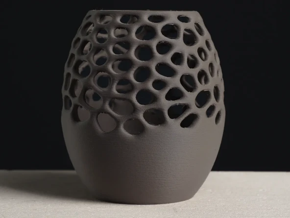 Byr3D Voronoi Kalemlik Bardak, Ofis Masası Düzenleyici P556552 Sadece Plastik Aparattır - 2