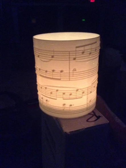 Byr3D Sessizliğin Sesleri Çay Işığı Mum Feneri T1493281 Sadece Plastik Aparattır - 2