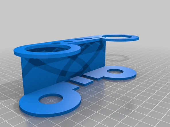 Byr3D Çift  Macunlu Diş Fırçası Tutucusu T2123914 Sadece Plastik Aparattır