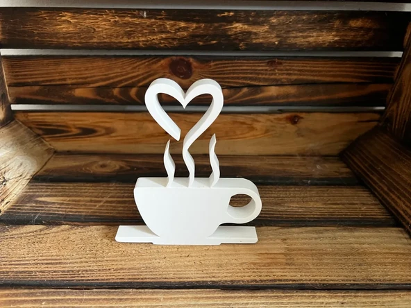 Byr3D Kahve Kupası Dekorasyonu P565110 Sadece Plastik Aparattır