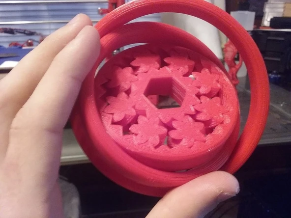 Byr3D Fidget Three With Planetary Gear Center Sadece Plastik Aparattır