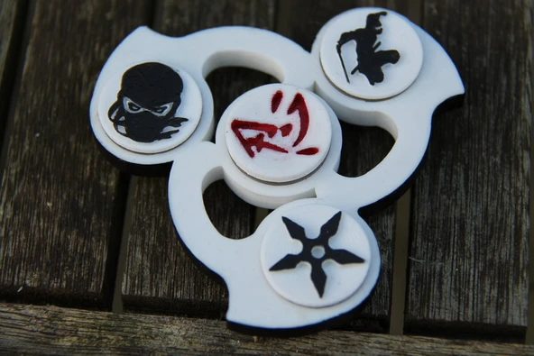Byr3D Ninja Theme Spinner Sadece Plastik Aparattır - Resim 2