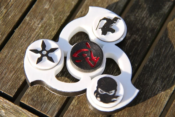 Byr3D Ninja Theme Spinner Sadece Plastik Aparattır