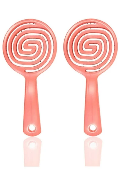 Nascita Üç Boyutlu Oval Saç Fırçası Pembe x 2