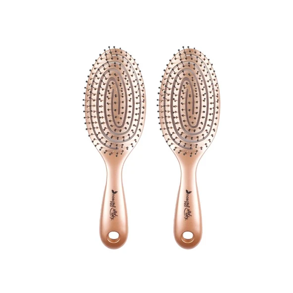 Nascita Üç Boyutlu Oval Saç Fırçası Pembe ürün görseli