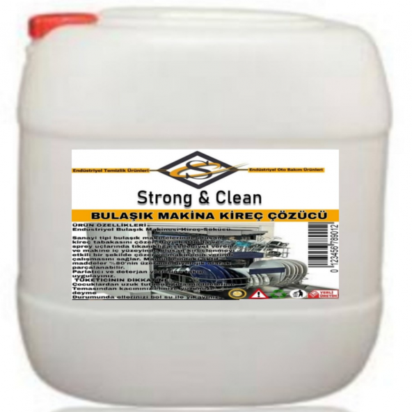 Bulaşık Makina Kireç Çözücü 30kg