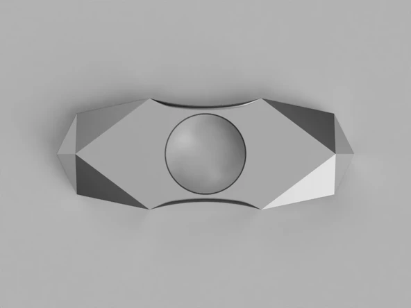 Byr3D Magnus Style Fidget Spinner Sadece Plastik Aparattır