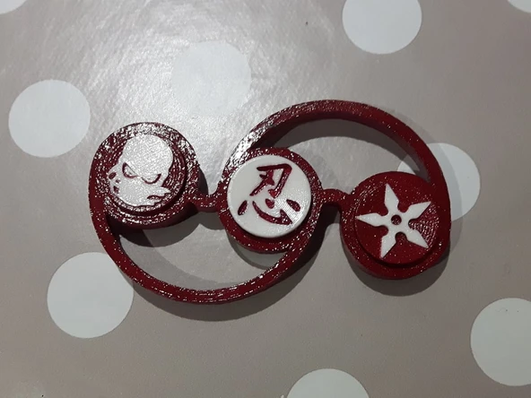 Byr3D Ninja Theme Spinner Sadece Plastik Aparattır - Resim 3