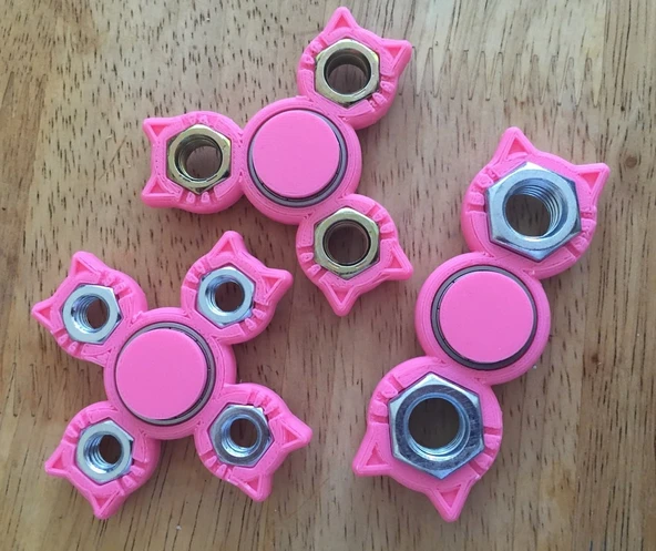 Byr3D Cat (Pick-A-Weight) Fidget Spinner Sadece Plastik Aparattır