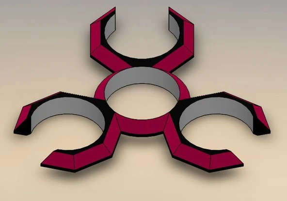 Byr3D Fidget Spinner - Triton Sadece Plastik Aparattır - 3
