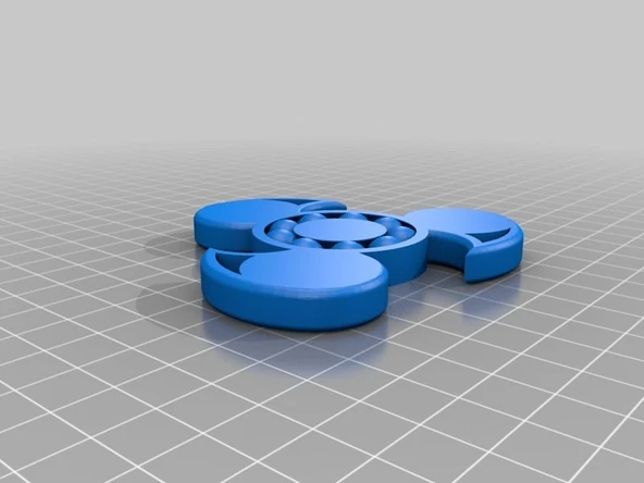 Byr3D  3D Printed Fidget Spinner Sadece Plastik Aparattır - Resim 3