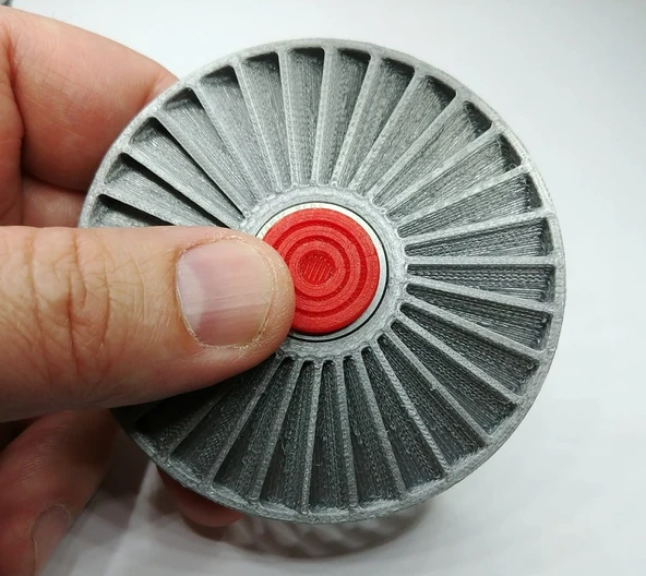Byr3D Jet Turbine Fan Fidget Spinner Sadece Plastik Aparattır - 2