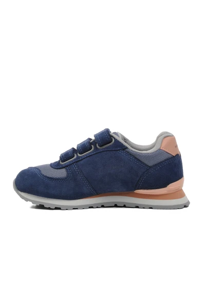 Hammer Jack Koyu İndigo-Pudra Suni Deri Çocuk Sneaker Peru 102 19250 F - 2