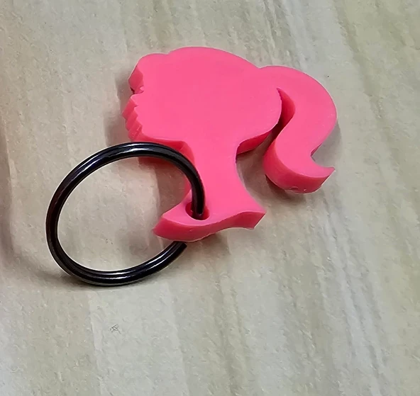 Byr3D Barbie Kafa Anahtarlık M31112 Sadece Plastik Aparattır ürün görseli 1