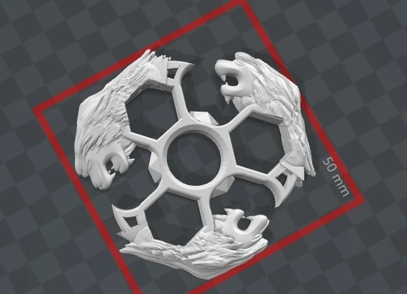 Byr3D Aslan Stres Çarkı T2329480 Sadece Plastik Aparattır ürün görseli