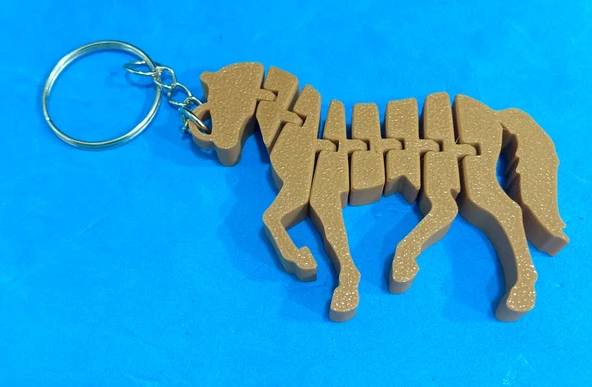 Byr3D Mafsallı At Anahtarlık M467600 Sadece Plastik Aparattır - Resim 2