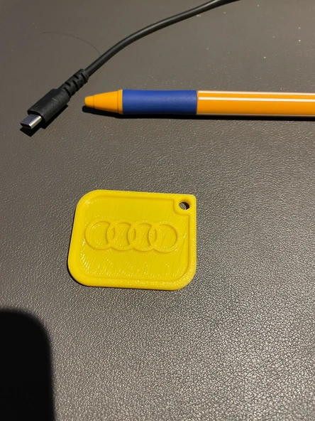 Byr3D Audi Anahtarlık M62665 Sadece Plastik Aparattır