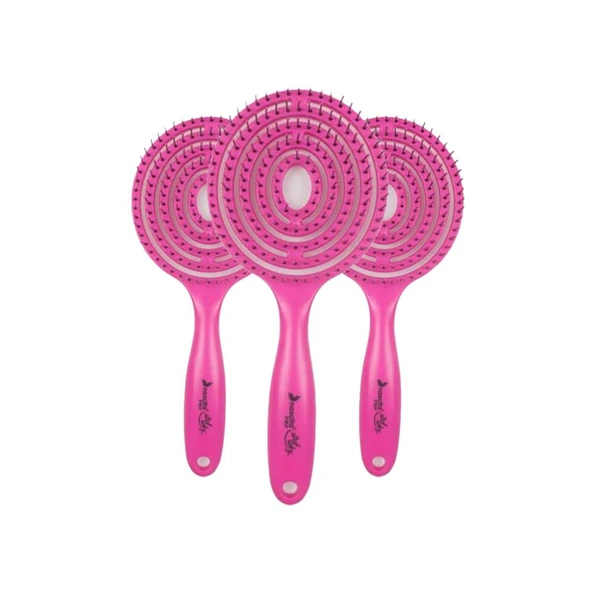 Nascita Üç Boyutlu Saç Fırçası Şeker Pembe x 3 ürün görseli