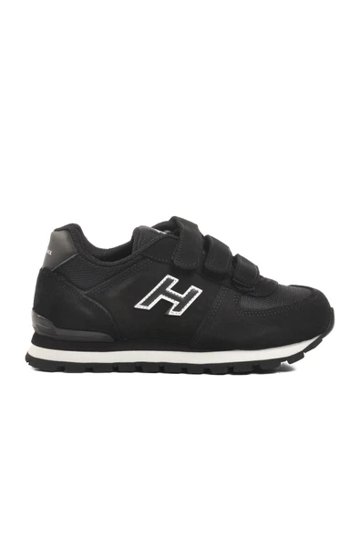 Hammer Jack Siyah Suni Deri Çocuk Sneaker Peru 102 19250 F