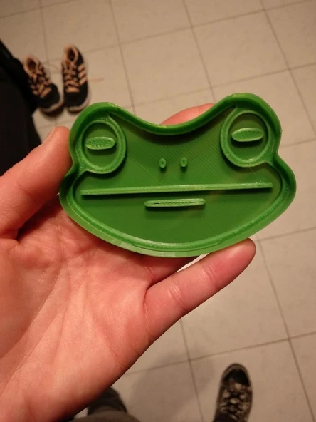 Byr3D Kurbağa Kurabiye Kesici, Kurabiye Kalıbı T2780690 Sadece Plastik Aparattır - 3
