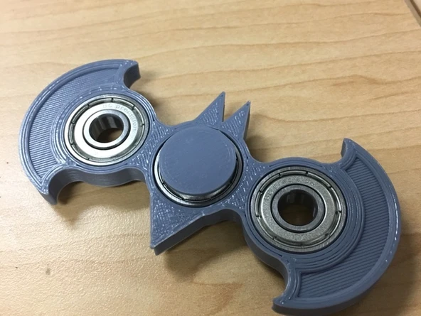 Byr3D Batman Fidget Stres Çarkı T2125077 Sadece Plastik Aparattır