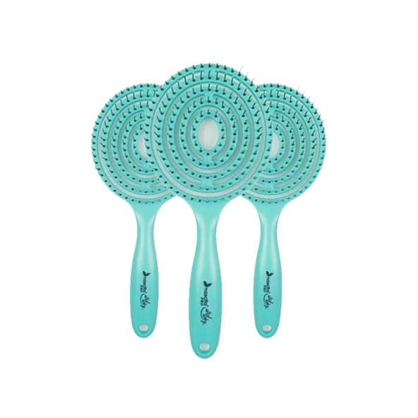 Nascita Üç Boyutlu Oval Saç Fırçası Pembe ürün görseli