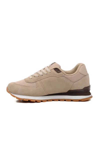 Hammer Jack Bej-Kahve Suni Deri Erkek Sneaker Peru 102 19250 M - 2