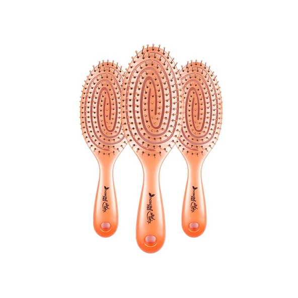 Nascita Üç Boyutlu Oval Saç Fırçası Pembe ürün görseli