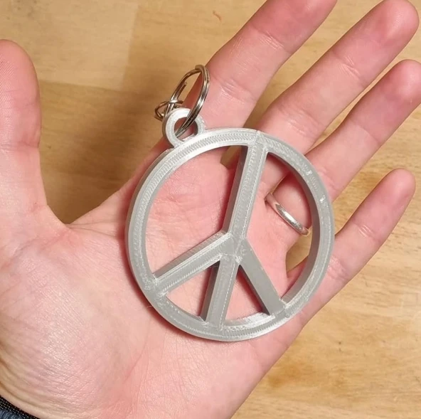 Byr3D Barış Anahtarlık M72776 Sadece Plastik Aparattır