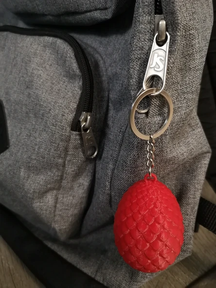 Byr3D Dişli Ejderha Yumurtası Anahtarlık M104097 Sadece Plastik Aparattır - Resim 2