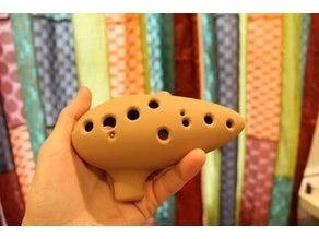 Byr3D 12 Delikli Ocarina Beyaz 2798487 Sadece Plastik Aparattır - 2