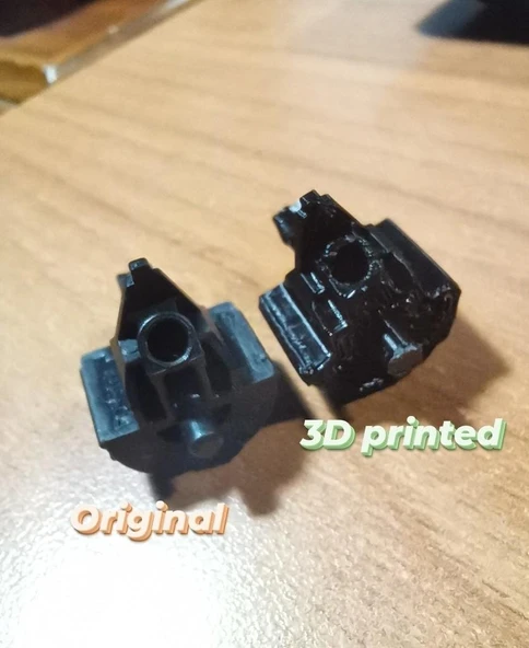 Byr3D Opel / Vauxhall Astra H Direksiyon Düğmesi Yedek Parça (Ön Yüz Germe 2004-2006) Gri 4759824 (2 Adet) Sadece Plastik Aparattır - Resim 5